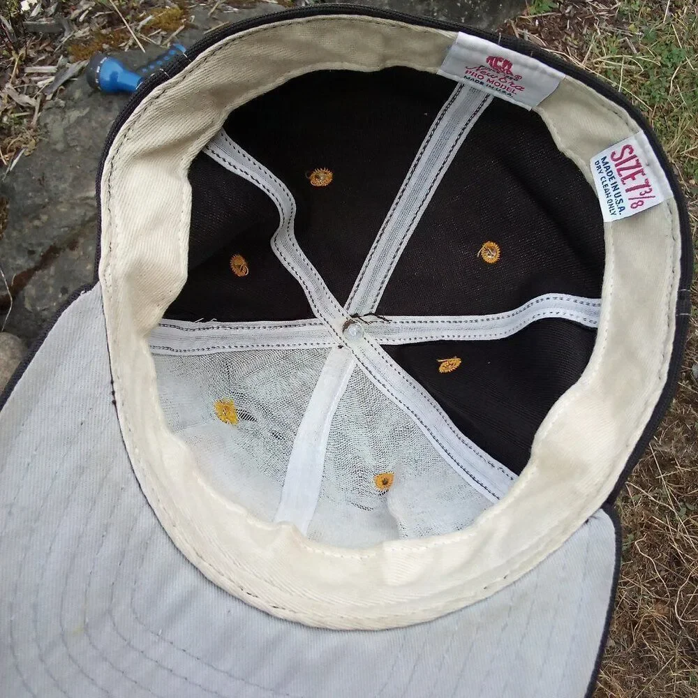 Vintage New Era Pro Model North Bend Fitted Hat Cap